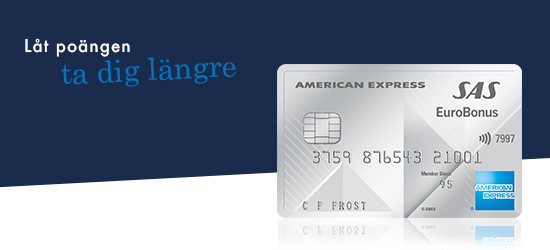 Kreditkort från American Express kan göra det enklare för dig att samla poäng.