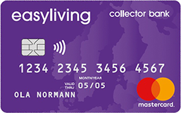 collector bank easyliving resekort